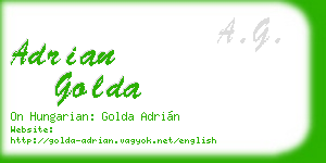 adrian golda business card
