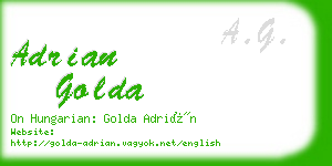 adrian golda business card